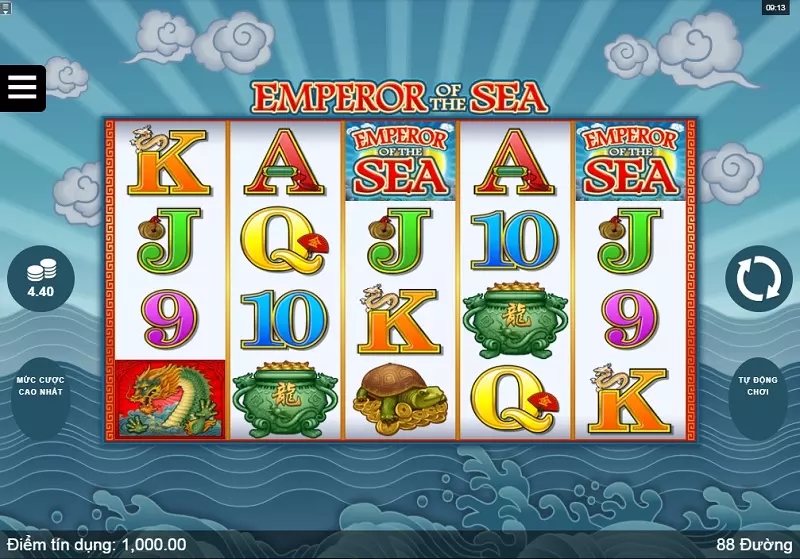 Vwin Slot Game giới thiệu Emperor of the Sea - Trò chơi MG