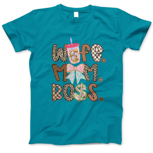 Photograph of four blank t-shirts greys beige and army green. Clipping path included. Ready for your.jpg