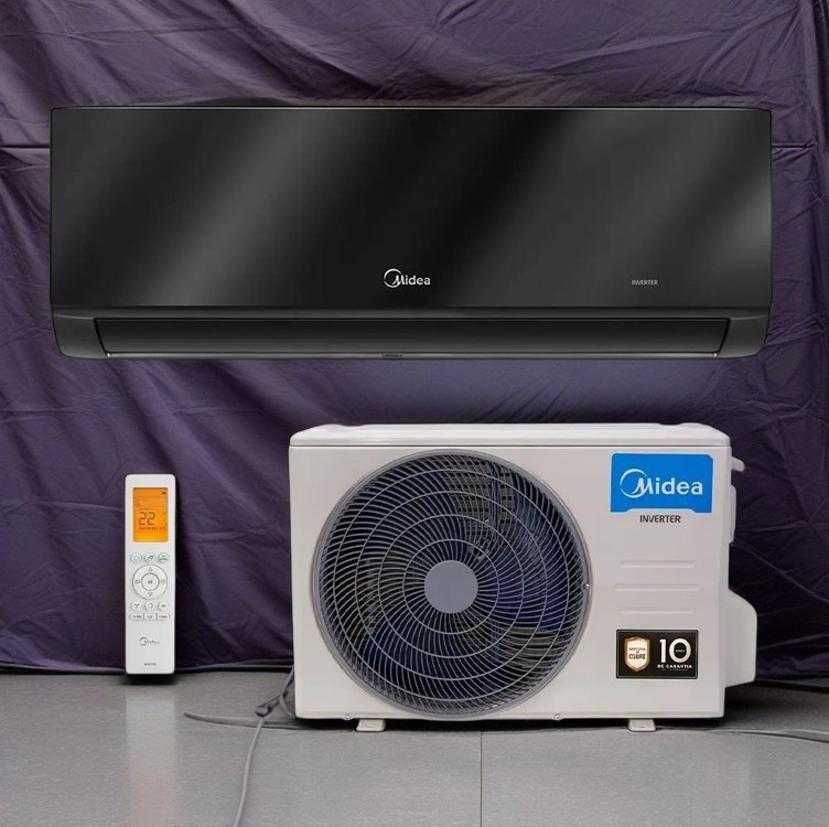 Ar Condicionado Split Inverter 12000 Btu Black Edition Q/f M Cor Preto 220V