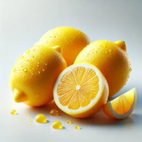 DALL·E 2025 05 09 07.48.41 A high resolution product image of fresh lemons on a clean white backgrou.webp