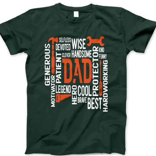 Photograph of four blank t-shirts greys beige and army green. Clipping path included. Ready for your.jpg