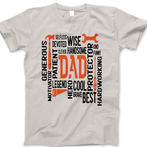 Photograph of four blank t-shirts greys beige and army green. Clipping path included. Ready for your.jpg