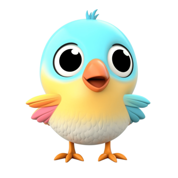pngtree cute bird 3d illustration png image 11591463.png