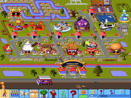 67800 theme park dos screenshot new batch of children just arrived.png
