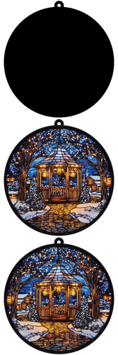 CSBH Custom Shape Star Hologram Ornament size 6in 8in 10in 12in.png