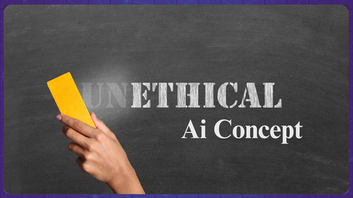 English Improving Your Writing Skills with AI Tools Interactive Presentation in Purple and Yellow An