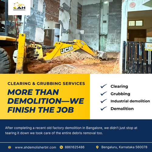 Not just demolition—AH Building Demolition Contractor handles cleanup too.