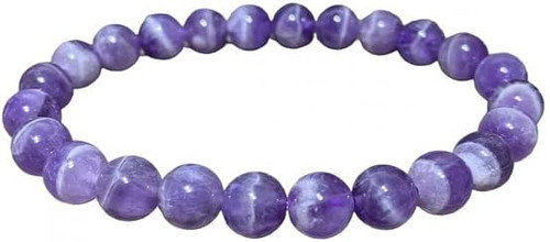 and Crafted 8mm Stunning Chevron Amethyst bead bracelet, Amethyst bracelet, Dream Amethyst, Dogtooth.jpg