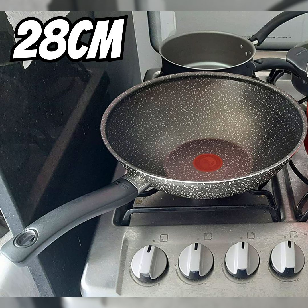 Frigideira Wok Rochedo Stone Pro 28 cm