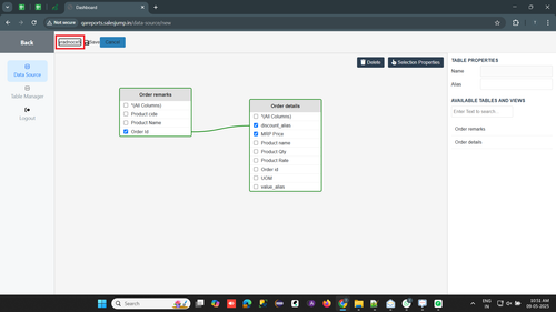 R1 R10. Data Source Add When entering name in the 'Data source' name field the words are displaying .png