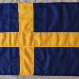 The old Swedish flag (Before 1906) [Sewn]