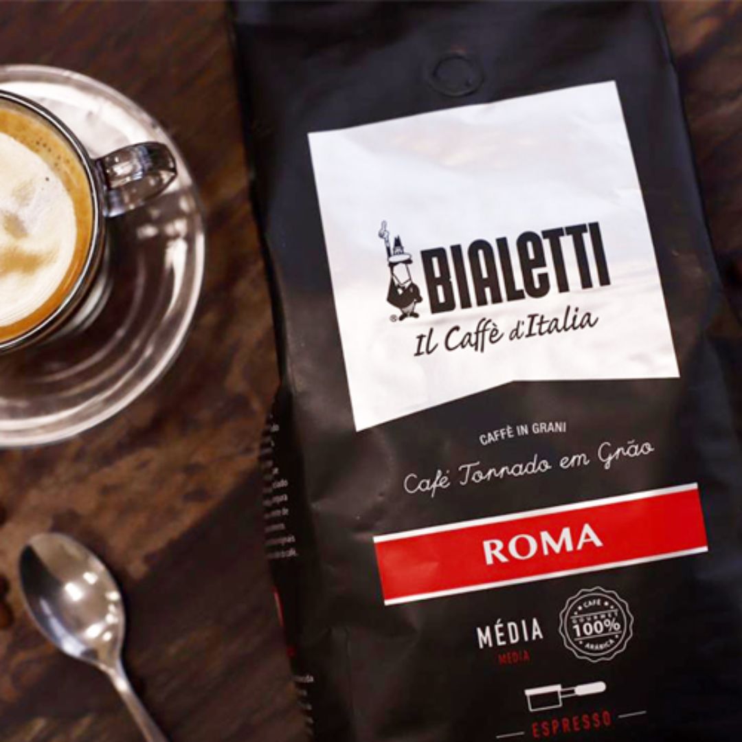 Bialetti Café Torrado Em Grão Roma 500G