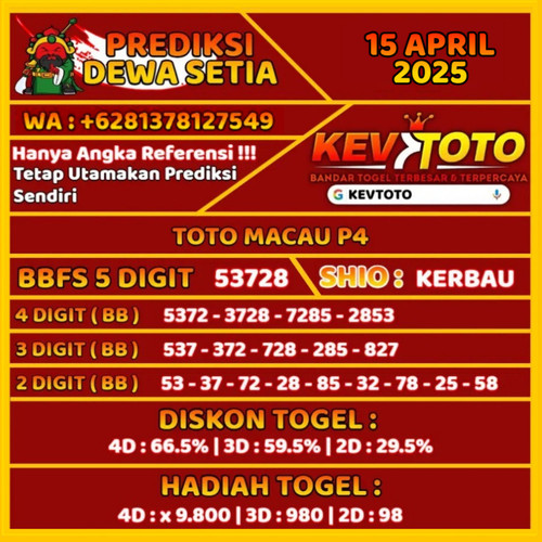Prediksi Togel 4D Toto Macau P4 Selasa 15 April 2025.jpg