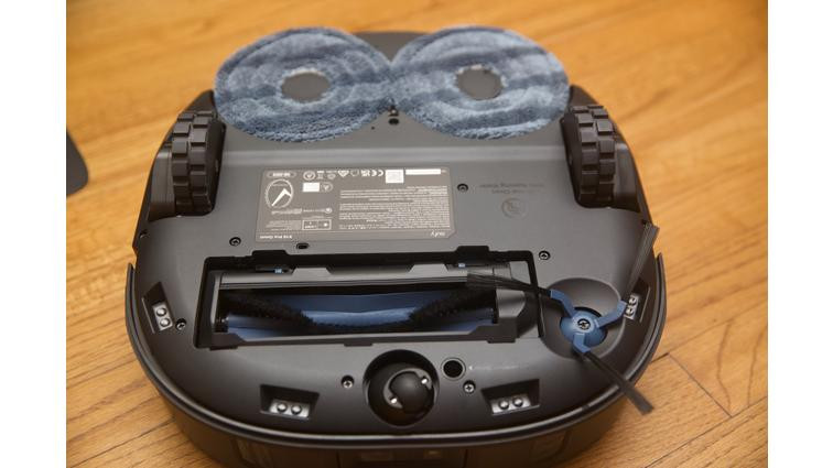 None The Eufy uses a single rubber / bristle roller brush that isn’t as good as top-of-the-line Roombas and Roborocks.