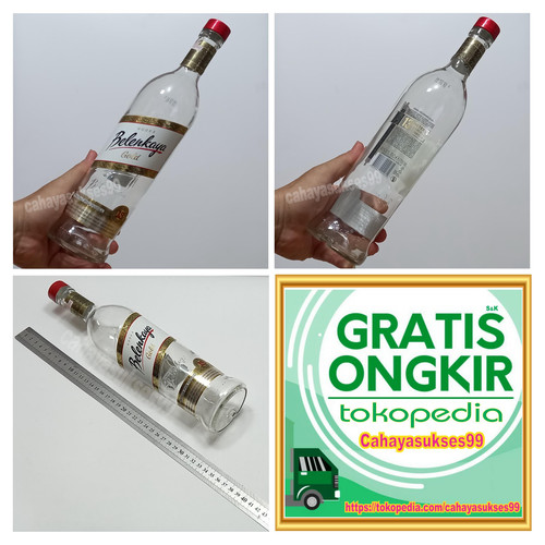 Botol Bekas Koleksi Pajangan Barang Antik Hiasan Kolektor BLKY Gold 01a.jpg