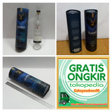 Botol Bekas Koleksi Pajangan Barang Antik Hiasan Kolektor GL18 VAT04 Dus Biru 04a