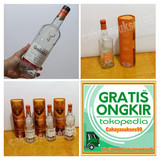 Koleksi Botol Antik Bekas GLO1 Kuning 23a