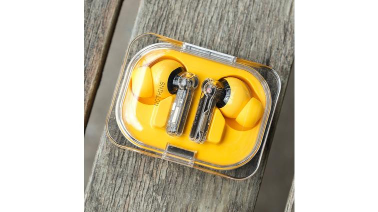 None A photo of new earbuds from Nothing.
