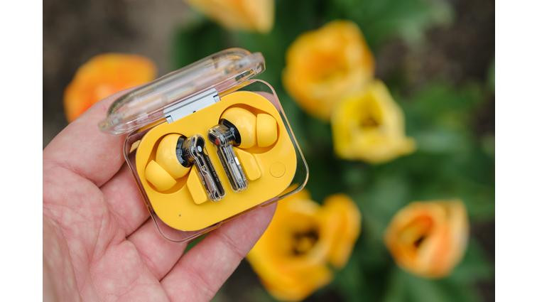 None A photo of new earbuds from Nothing.