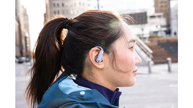 None A photo of a person wearing the Powerbeats Pro 2 earbuds.
