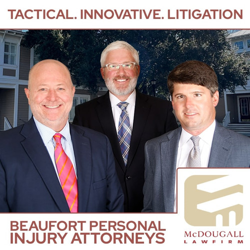 McDougall Law Firm, LLC

10 State Rd S-7-50 Bluffton SC 29910 United States
843-612-8655
http://www.mcdougalllawfirm.com/

For over fifteen years, McDougall Law Firm, LLC has been proudly serving the Bluffton, South Carolina community as a trusted personal injury attorney firm. We are dedicated to providing sound legal advice and effective representation in court to our valued clients in the area. Whether you have legal questions or require assistance with litigation, we are honored to be of service. We are committed to fighting for the compensation you deserve following accidents and helping you reclaim control of your life. In Bluffton, SC, McDougall Law Firm, LLC specializes in a range of personal injury cases, including car accidents, truck accidents, premises liability, dog bites, workers' compensation, and medical malpractice.