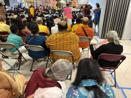 Katie Williams & Peter Spiegel Join Hindu Rituals at Texas Temple.jpg