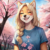 sadie spring portrait