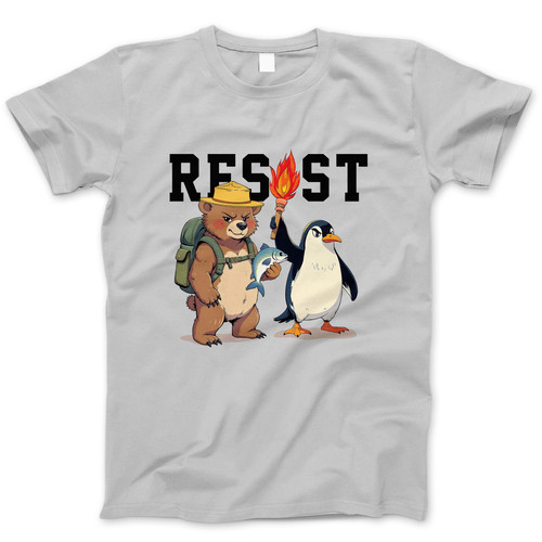 Photograph of four blank t-shirts greys beige and army green. Clipping path included. Ready for your.jpg