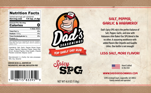 Dad's Seasonings Spicy SPG Nutrition Spicy SPG SM.png