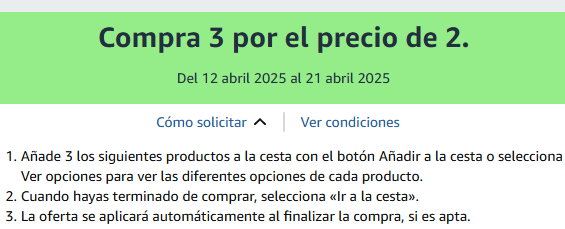 Compra 3 por el precio de 2 en una selección de artículos para el hogar 🏠