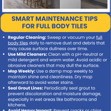 Smart Maintenance Tips for Full Body Tiles