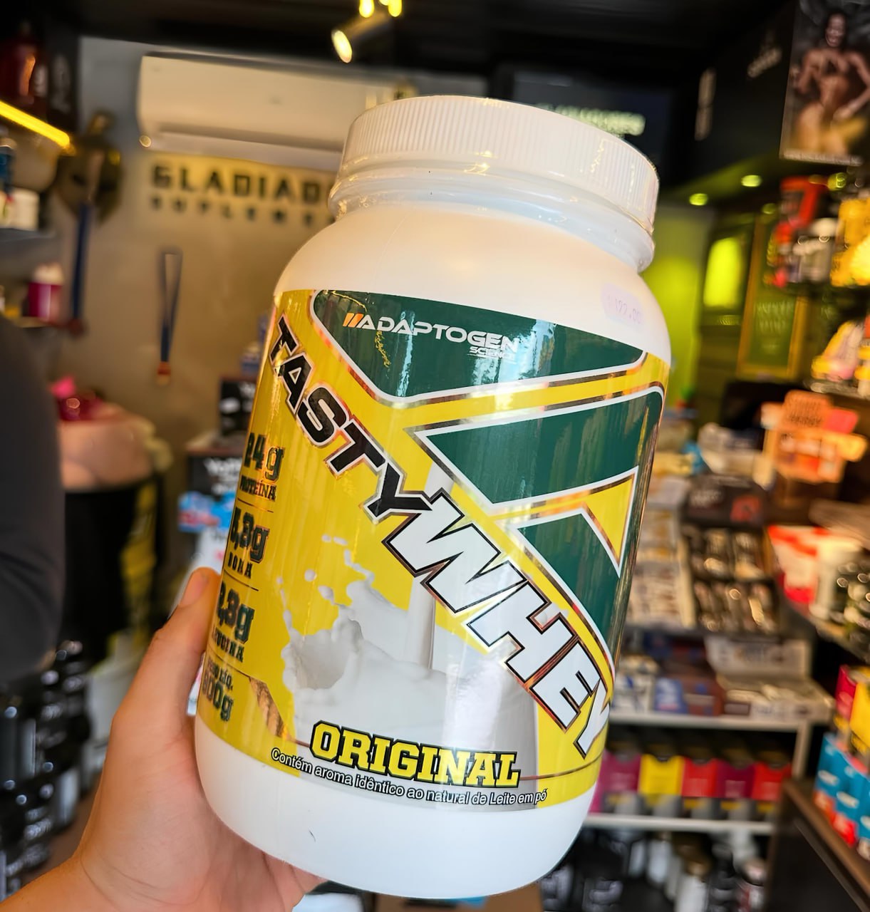 Suplemento Tasty Whey 3w Gourmet Whey Protein Adaptogen Science Pote 900g Sabor Original