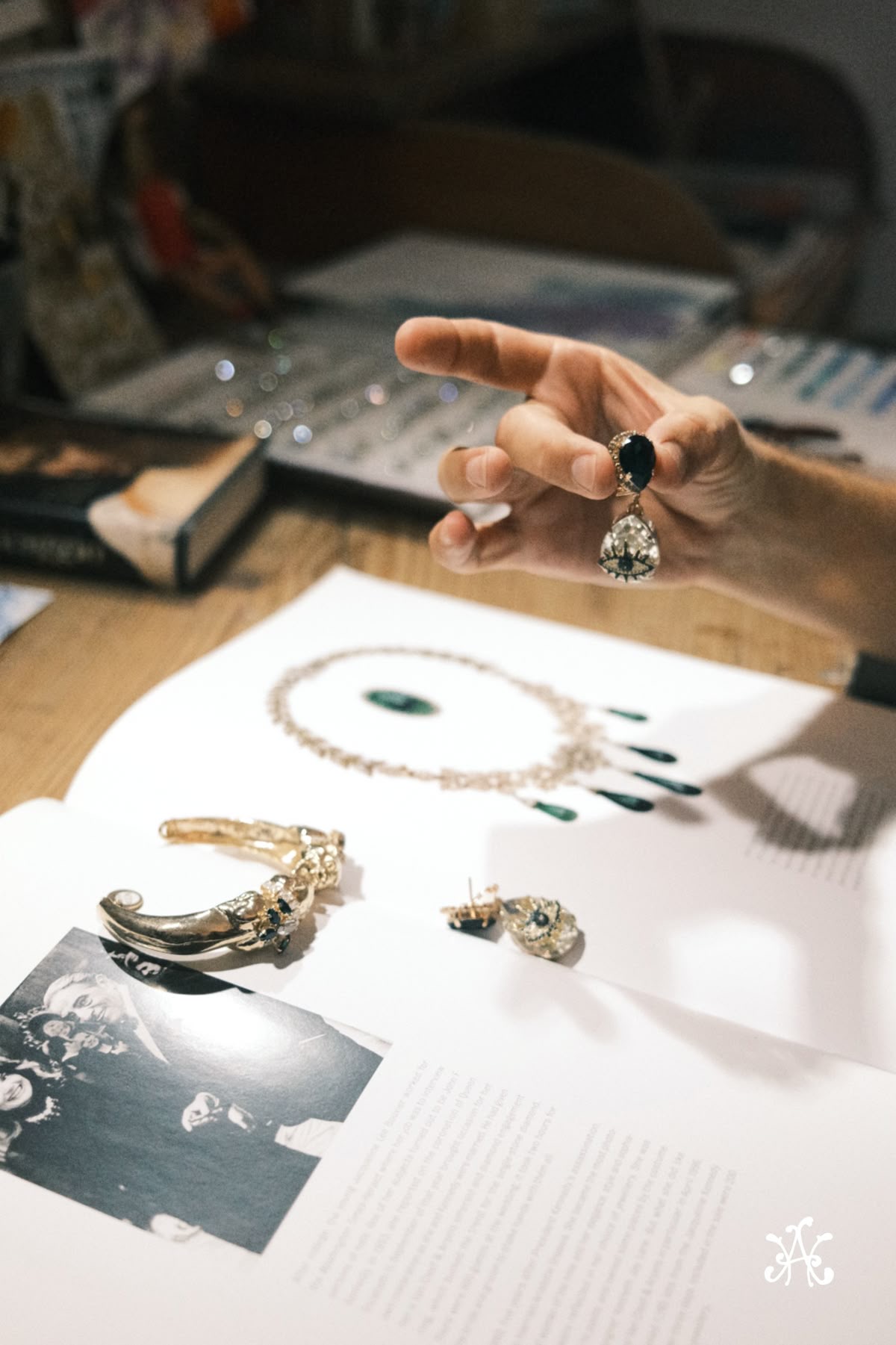 Artistic jewelry creation process