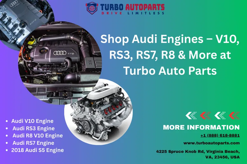 Buy Audi Used Engines Turbo Auto Parts has Audi V10, RS3, RS7, R8, and More models.png