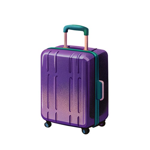 a minimalist illustration of a small carry on lugg.png