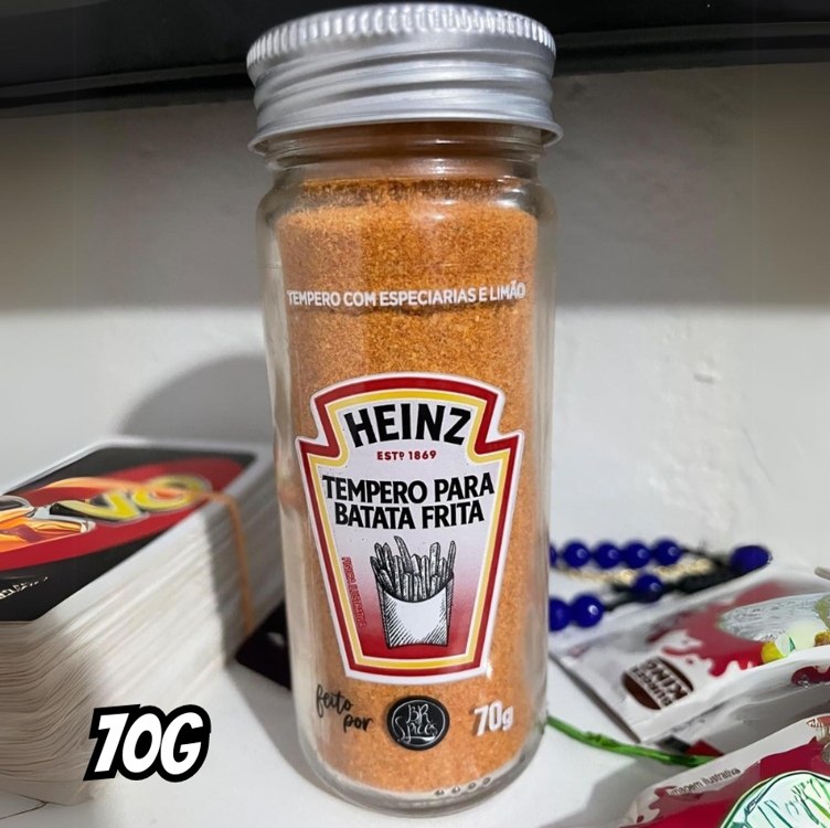 Heinz Tempero Para Batata Frita Vidro 70G