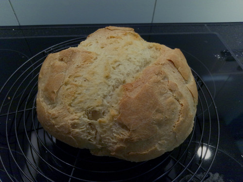 Finished bread, ready to eat