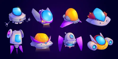 alien space ship cartoon game vector icon set 107791 20418.webp