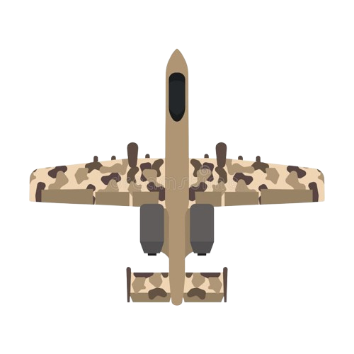 military aircraft top view vector icon aviation fighter jet war plane isolated bomber force cartoon .png