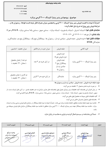 پروموشن پنیر پیتزا تاپینگ 2000 گرمی برنارد فروردین1404 1.png