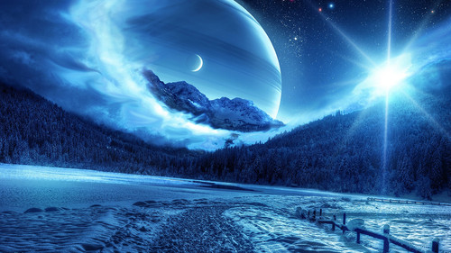 Pictures of beautiful creative design forest winter planet space 1920x1080.jpg