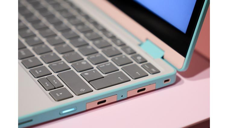 None Mint and pink: a closer look at the backflipping Framework Laptop 12