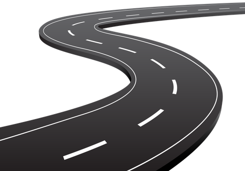 Black Road PNG Clip Art Image.png