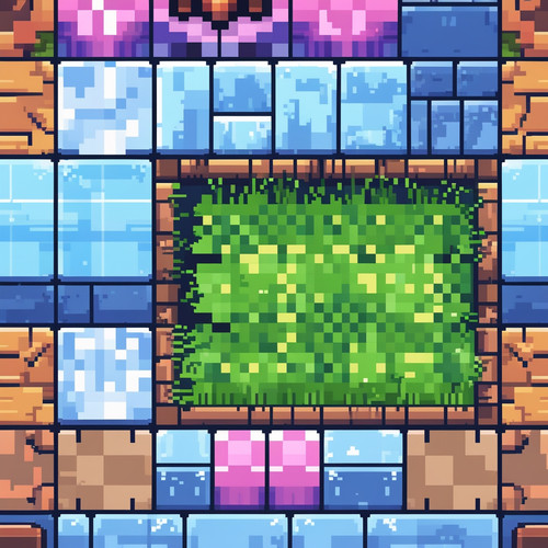 Leonardo Phoenix 10 Generate one image of a seamless pixel art 0.jpg