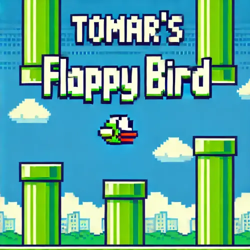 DALL·E 2025 03 18 22.48.46 A background inspired by the Flappy Bird game, featuring pixelated green .webp