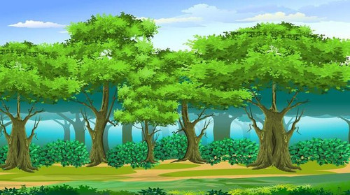 forest nature scene for cartoon animation vector.jpg