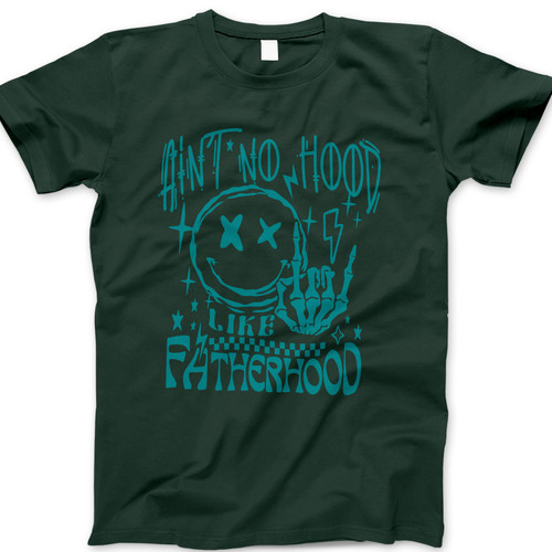 Photograph of four blank t-shirts greys beige and army green. Clipping path included. Ready for your.jpg