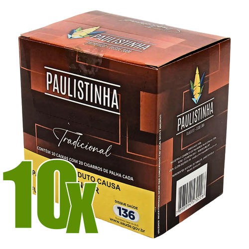 Cigarro de Palha Paulistinha Tradicional Maço Caixa 10x.png