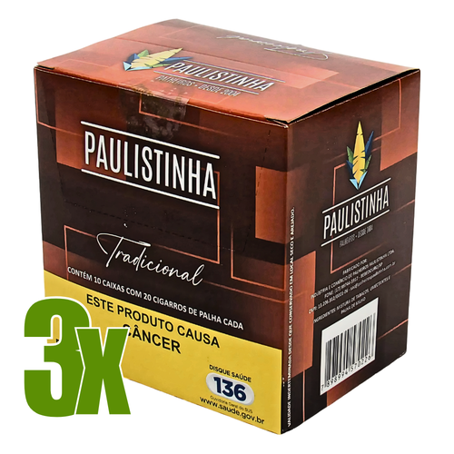 Cigarro de Palha Paulistinha Tradicional Maço Caixa 3x.png