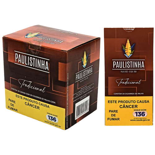 Cigarro de Palha Paulistinha Tradicional Maço Caixa + Display.png